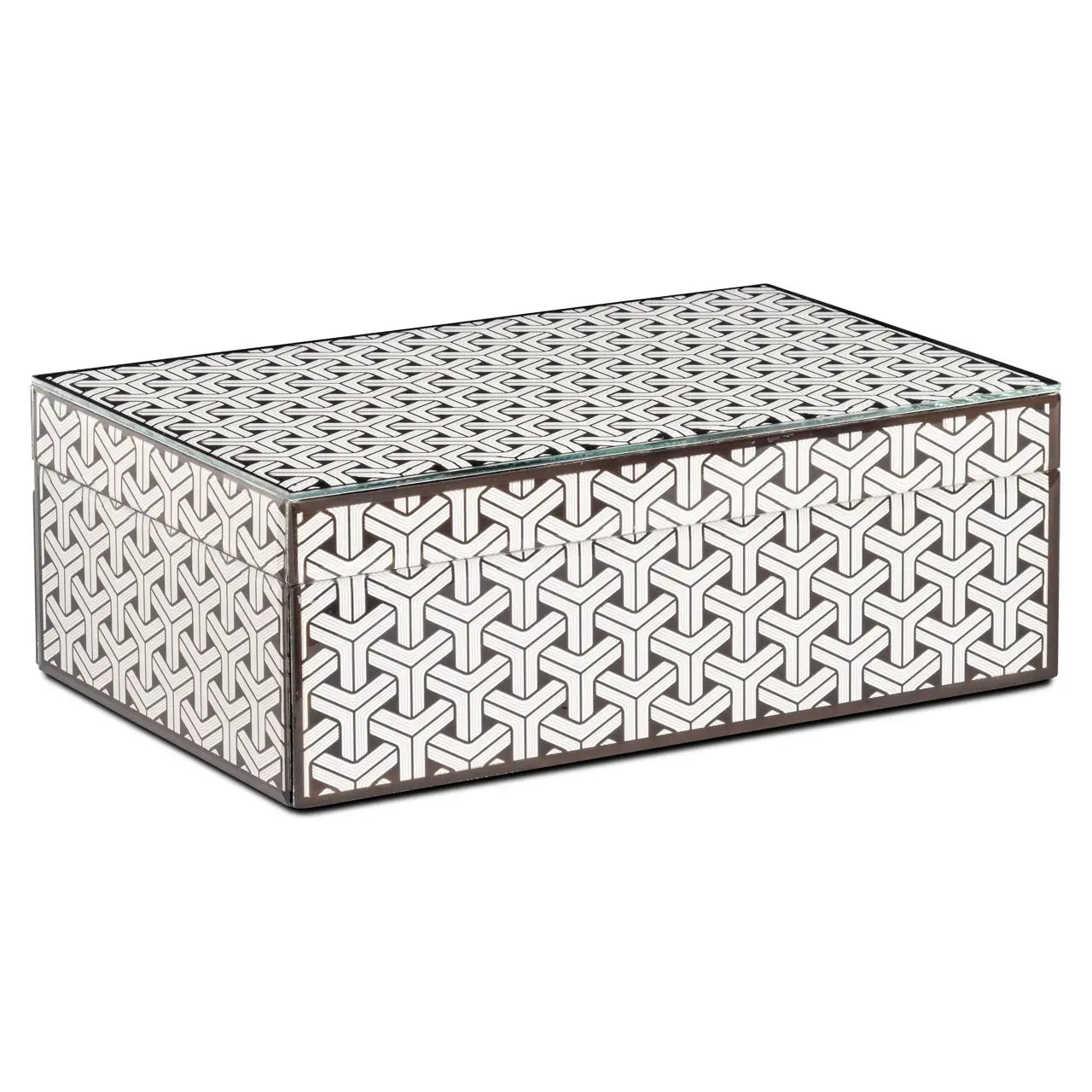 Storage box Feliz black/white large