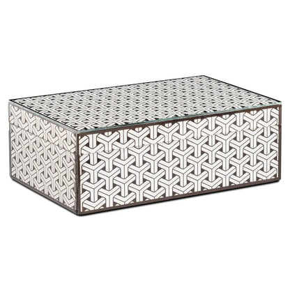 Storage box Feliz black/white large