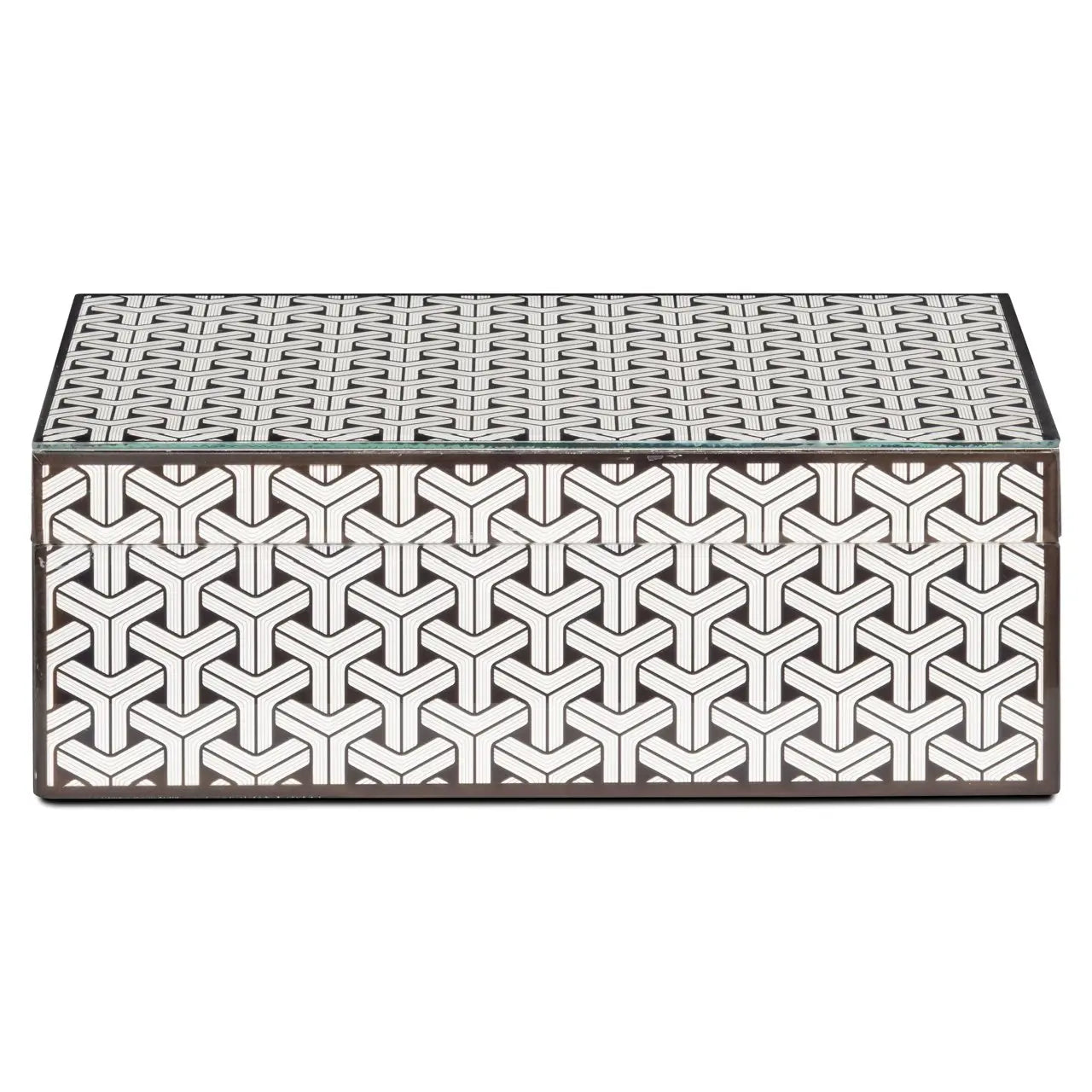 Storage box Feliz black/white large