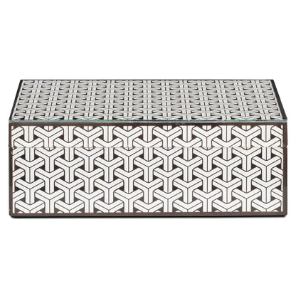 Storage box Feliz black/white large
