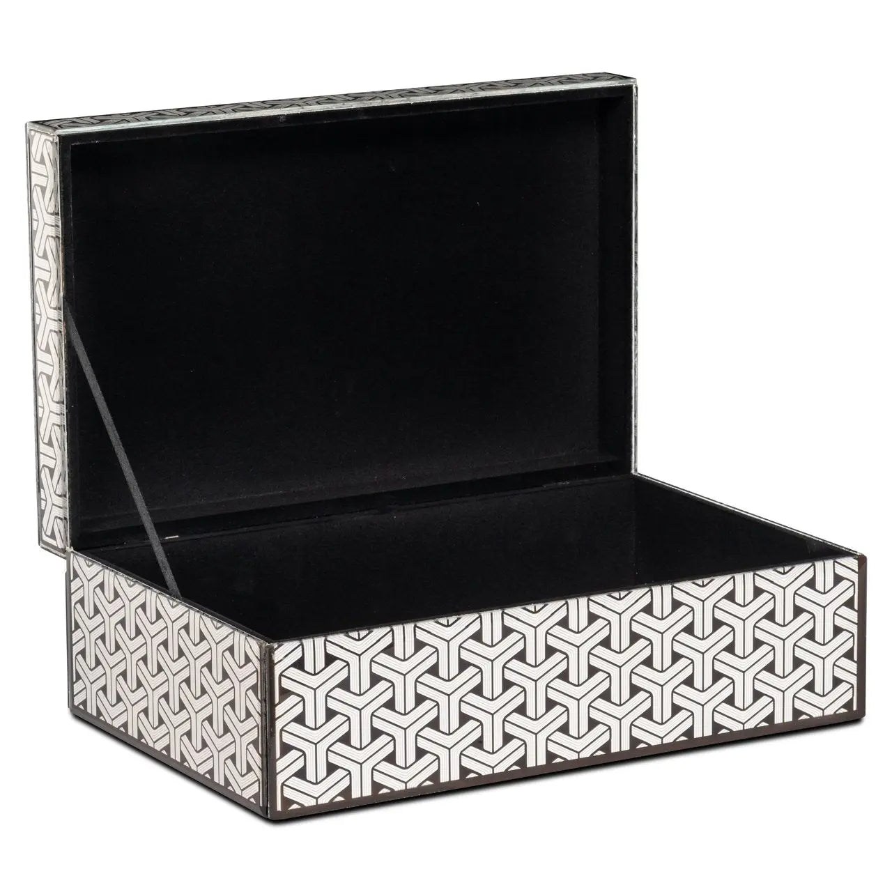 Storage box Feliz black/white large
