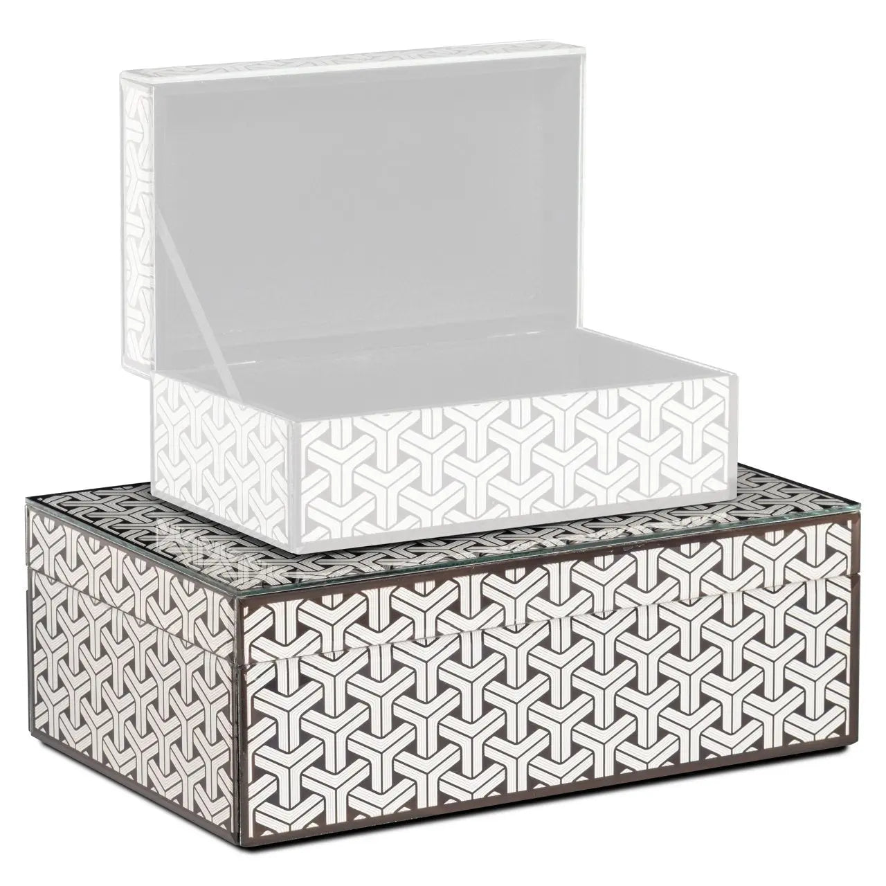 Storage box Feliz black/white large