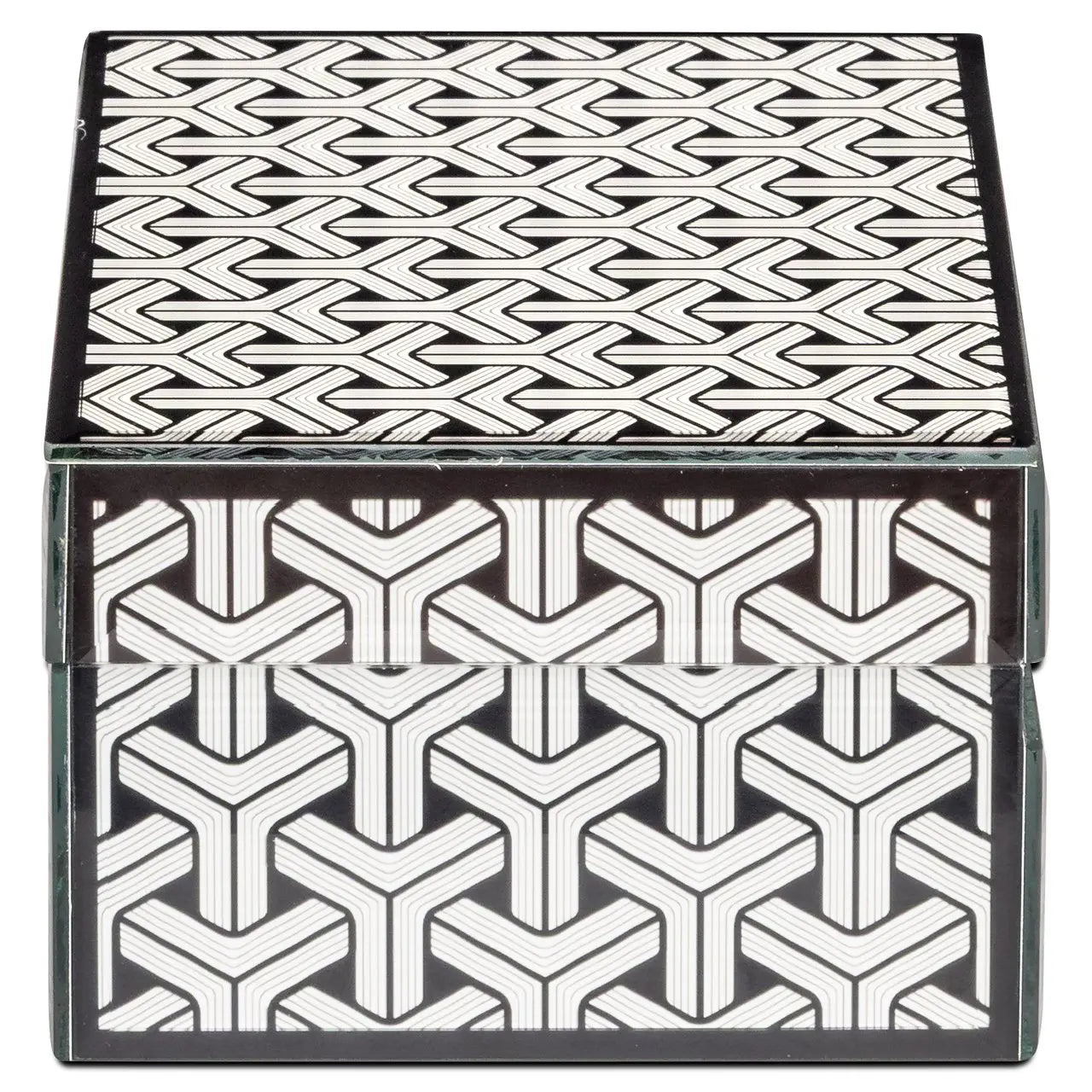 Storage box Feliz black/white small