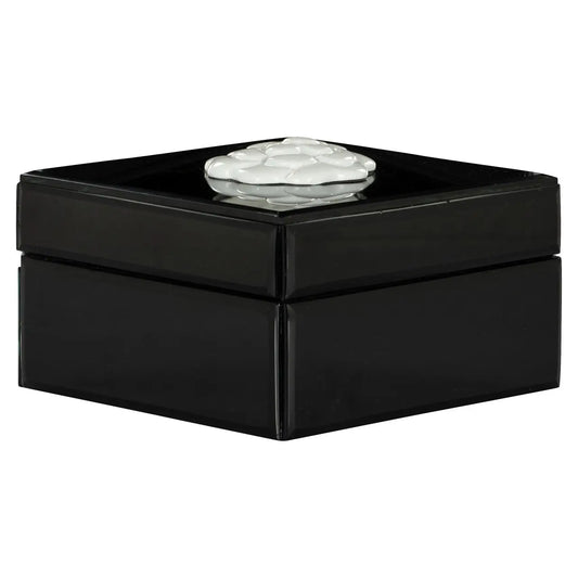 Storage box Lune black/white