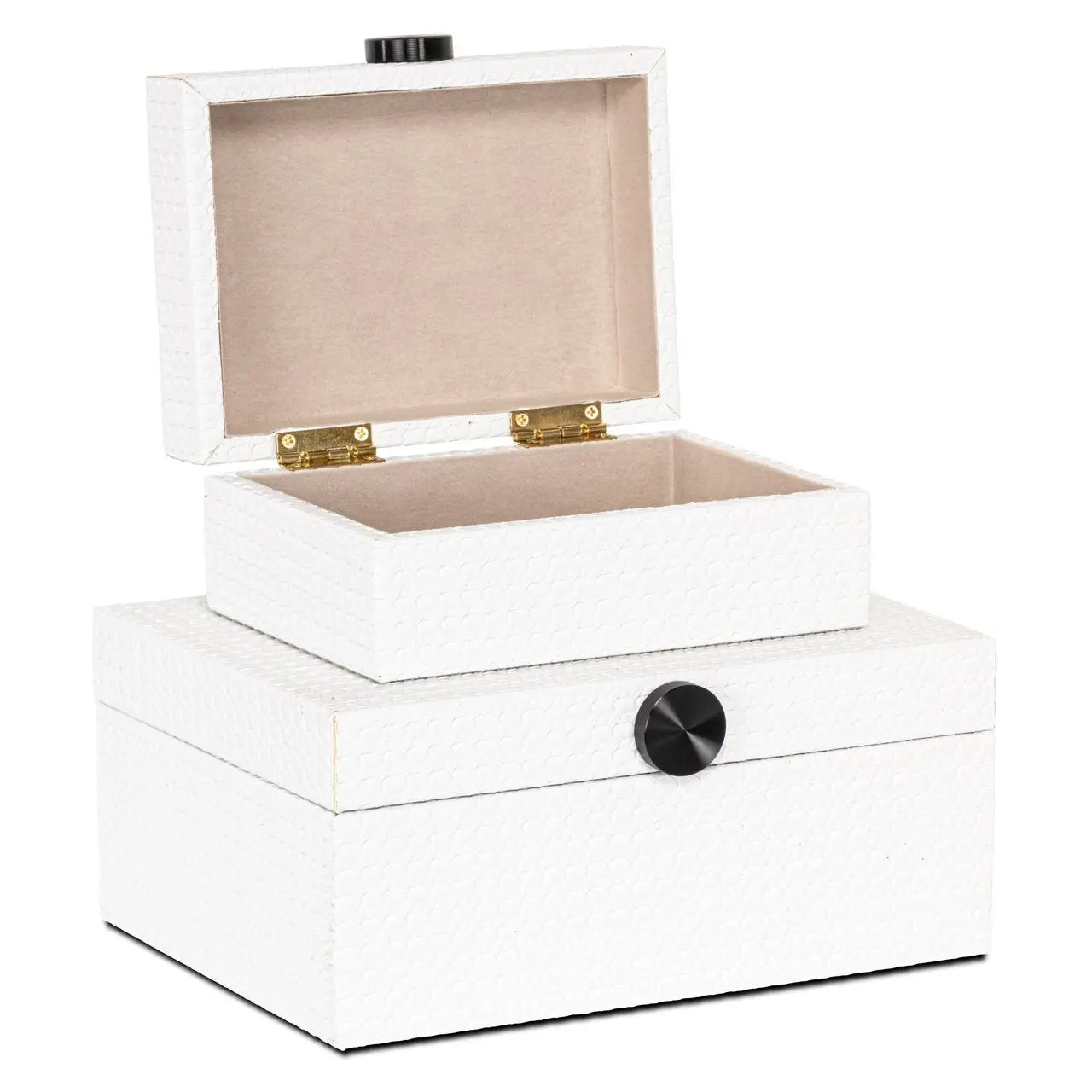 Storage box Myrth white large