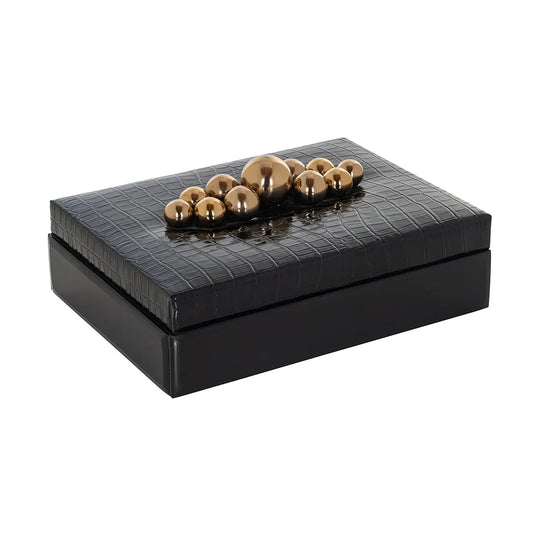 Storage box Nina black large