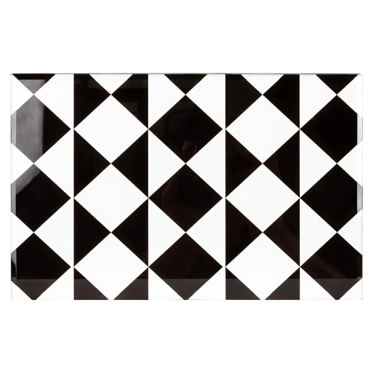 Storage box Silas black/white large