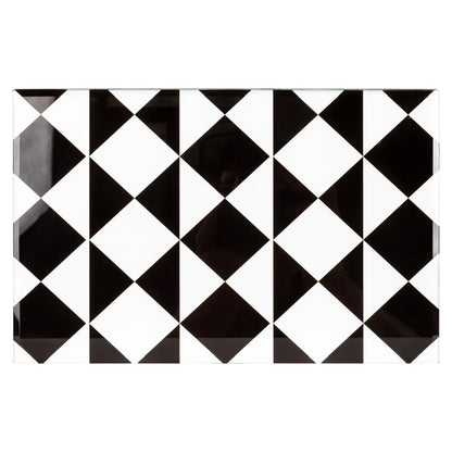 Storage box Silas black/white large