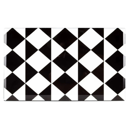 Storage box Silas black/white small