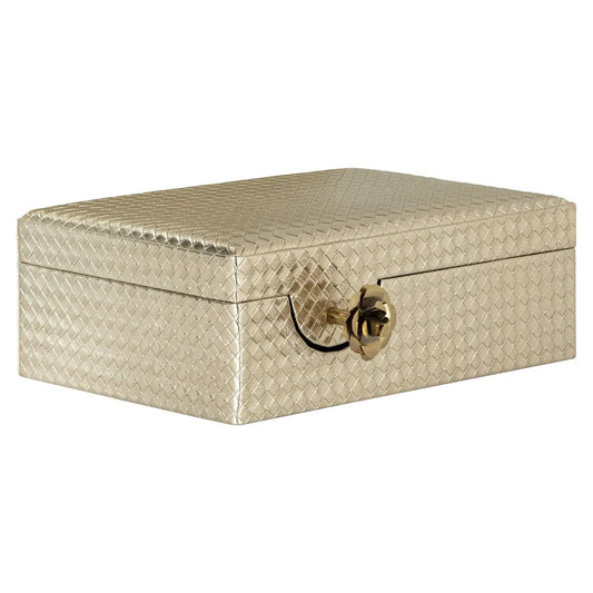 Storage box Trace gold large