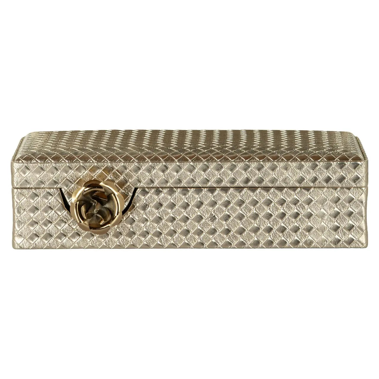 Storage box Trace gold small