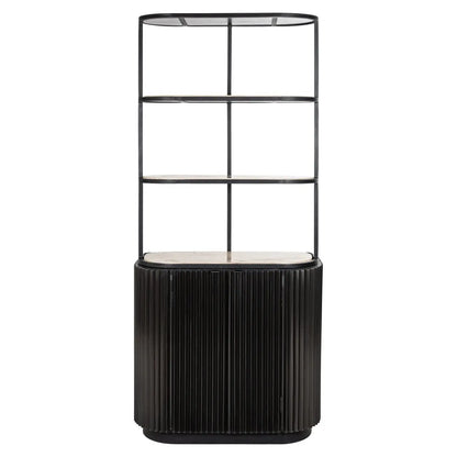 Storage cabinet Hampton dark brown