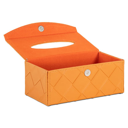 Decorative object Molly orange tissue box