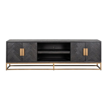 TV cabinet Blackbone Brass black rustic 200