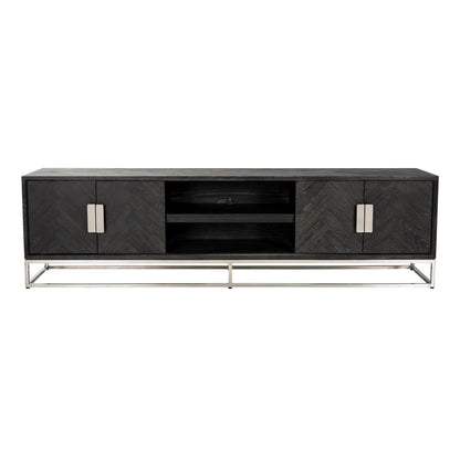 TV cabinet Blackbone Silver black rustic 220