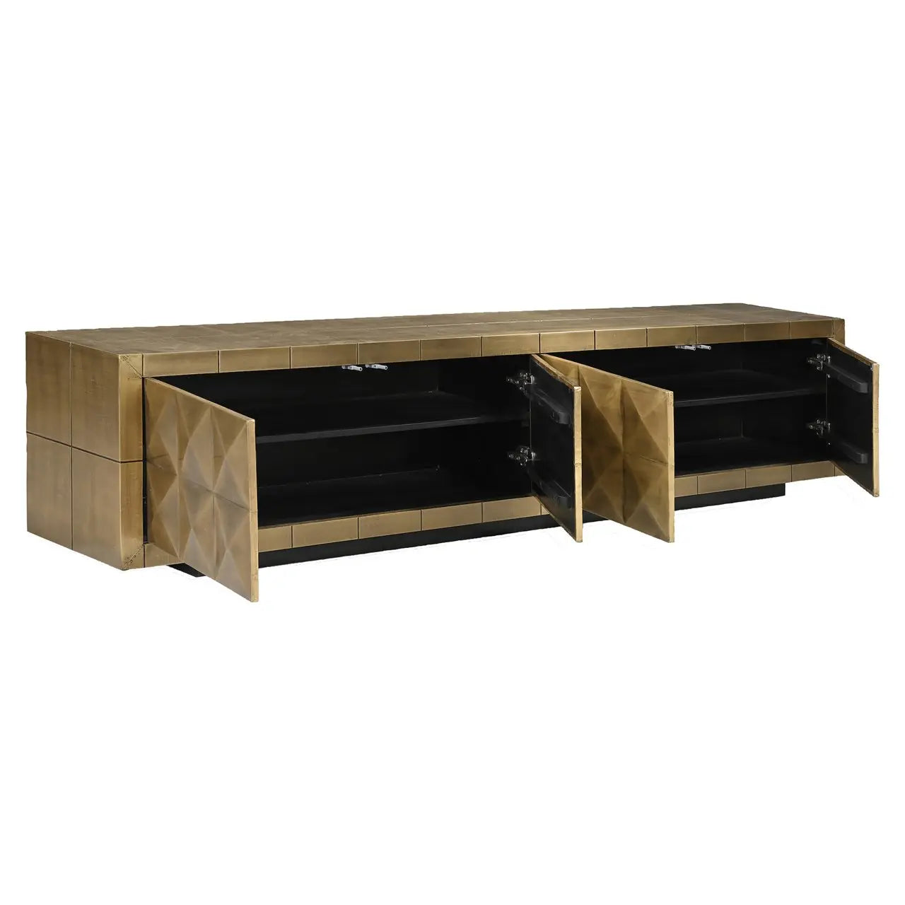 TV cabinet Collada brushed gold