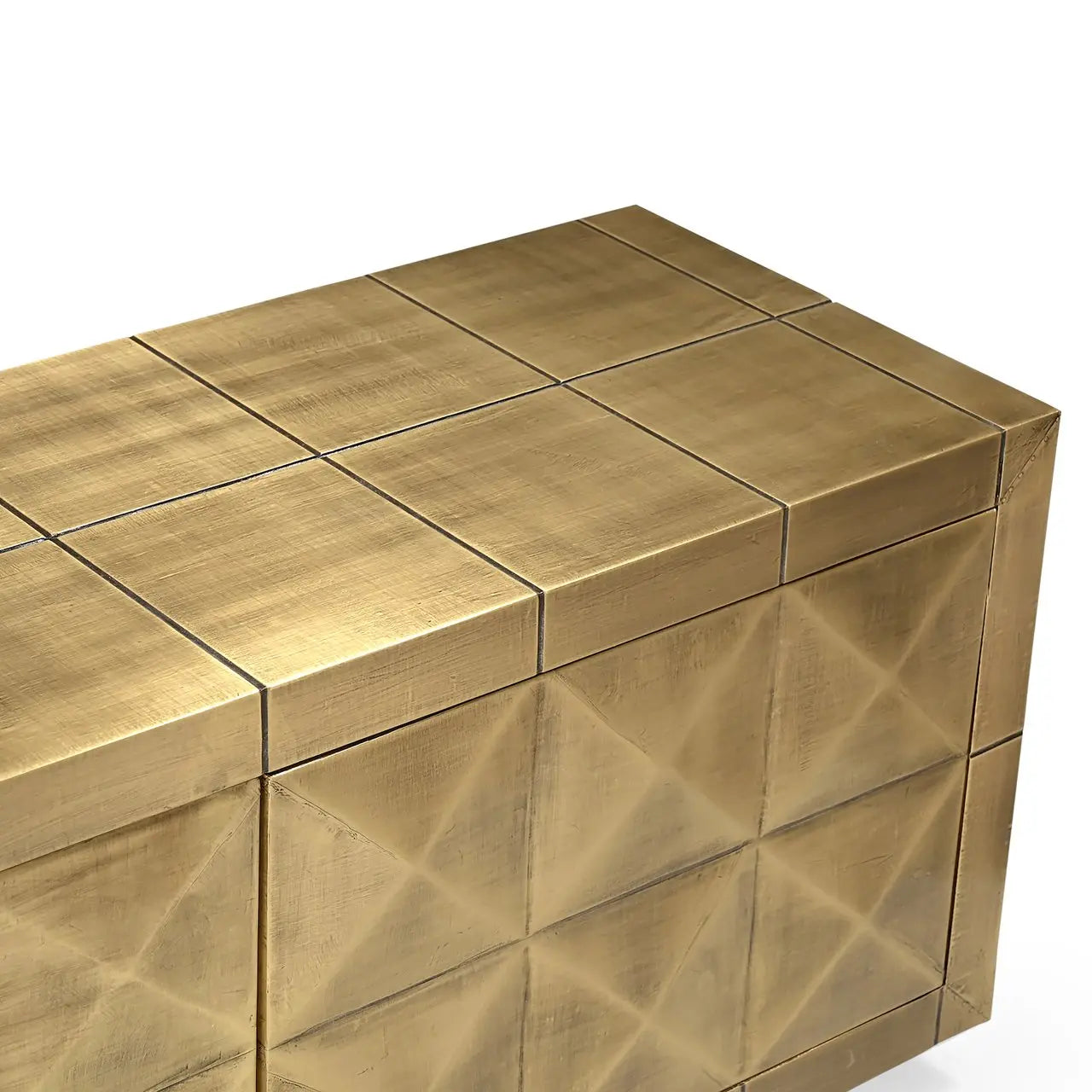 TV cabinet Collada brushed gold