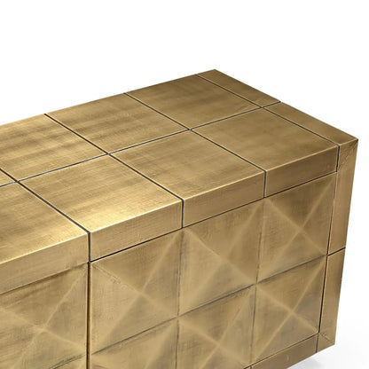 TV cabinet Collada brushed gold