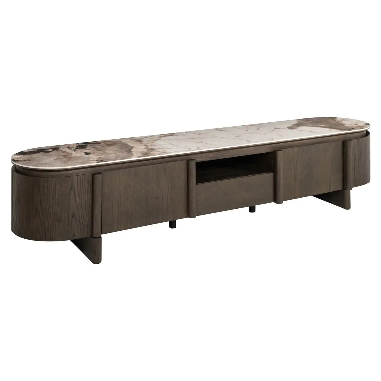TV cabinet Langford brown