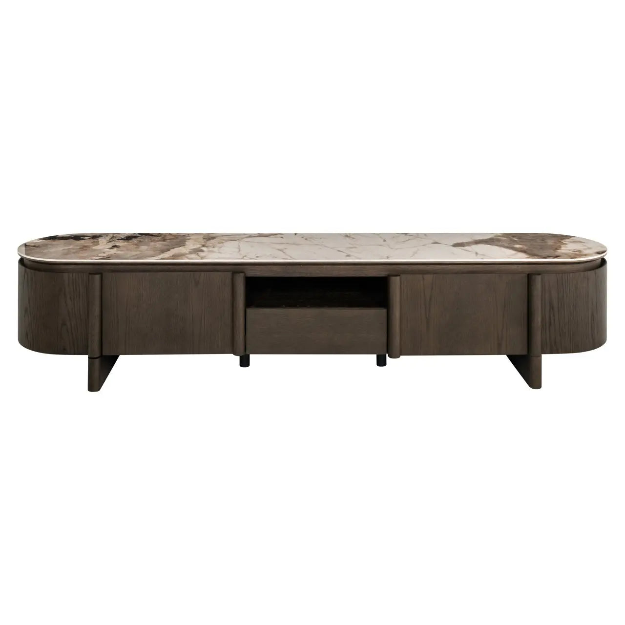 TV cabinet Langford brown