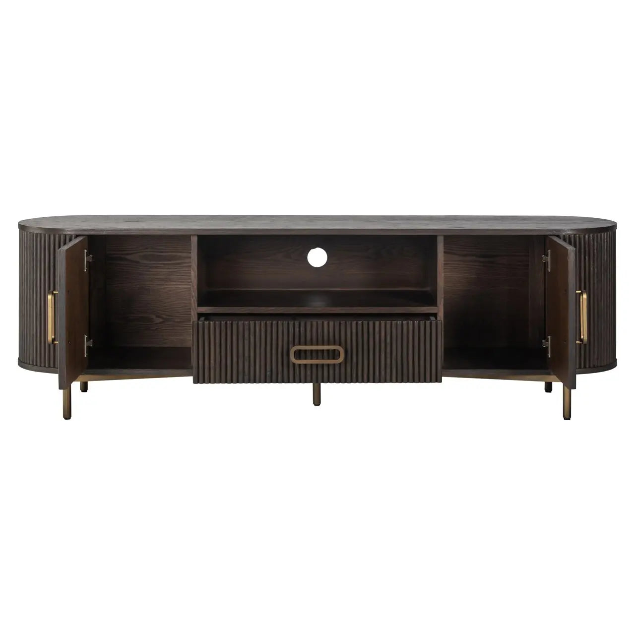 TV cabinet Luxor brown