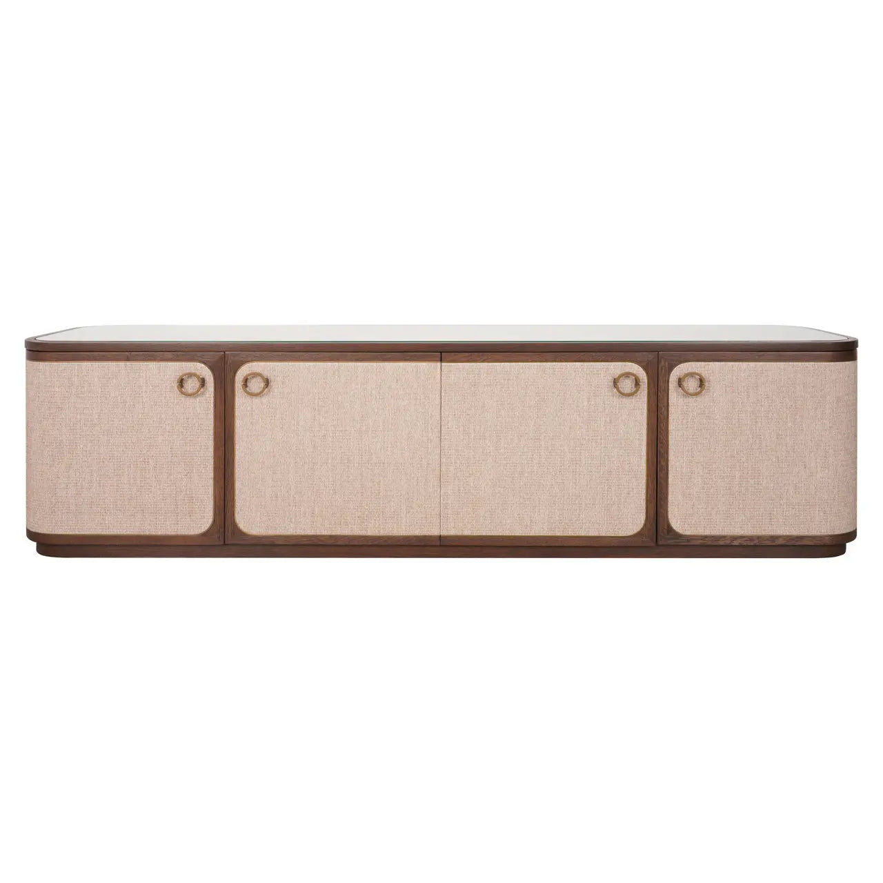 TV cabinet Willox brown 4-doors