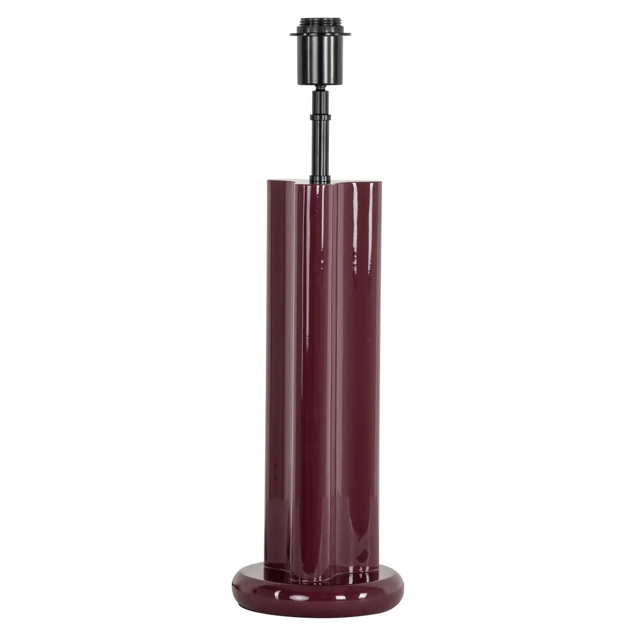 Table lamp Alina burgundy