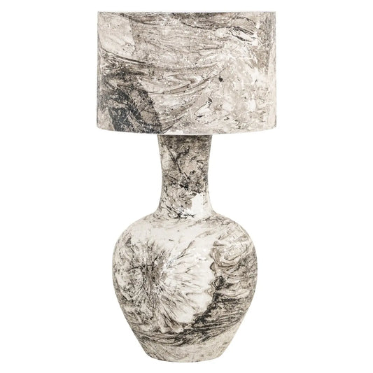 Table lamp Cecile black/white
