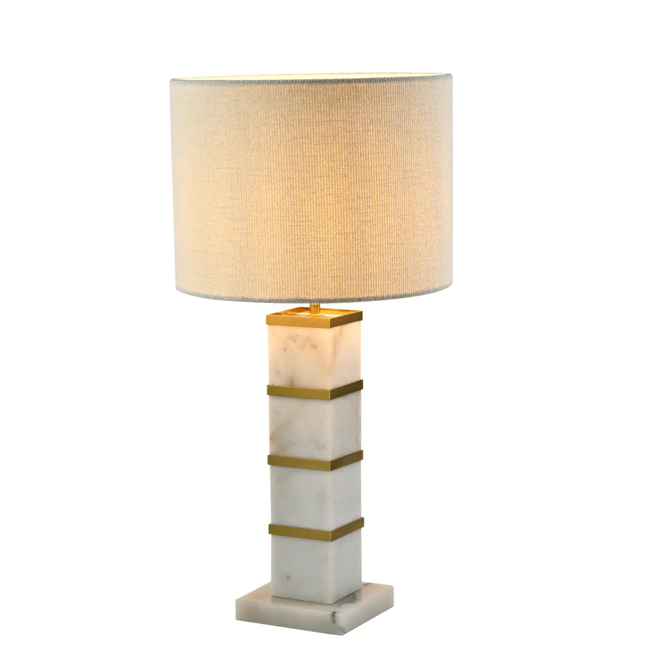 Table lamp Celinae white including lampshade