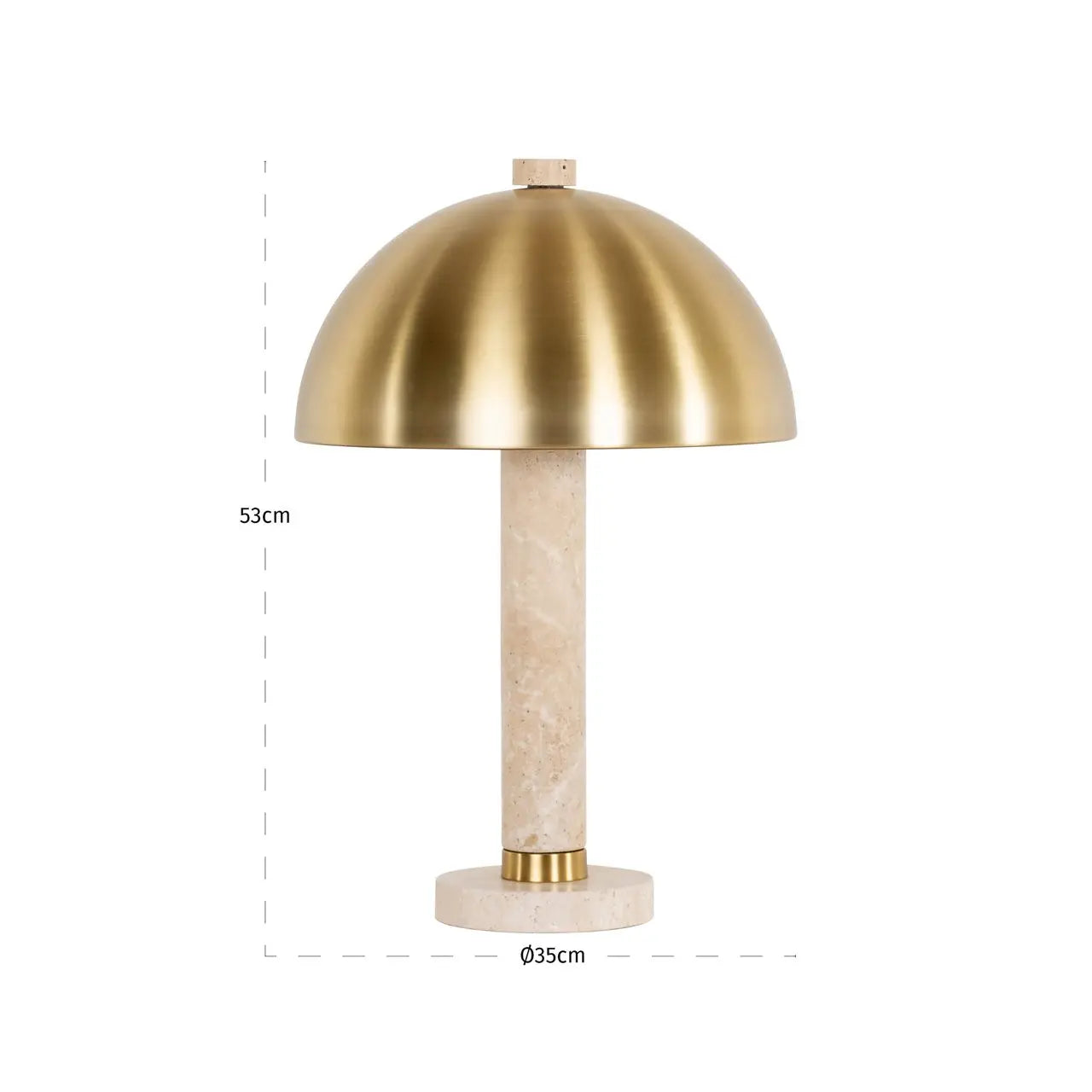 Table lamp Jara brushed gold