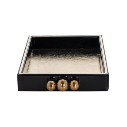 Tray Liv black/gold