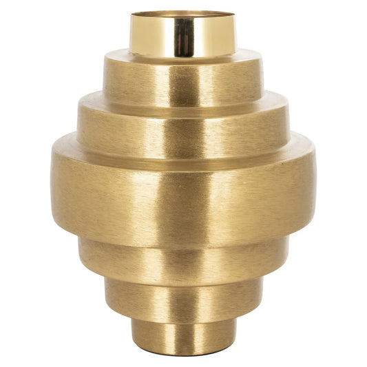 Vase Akelei gold