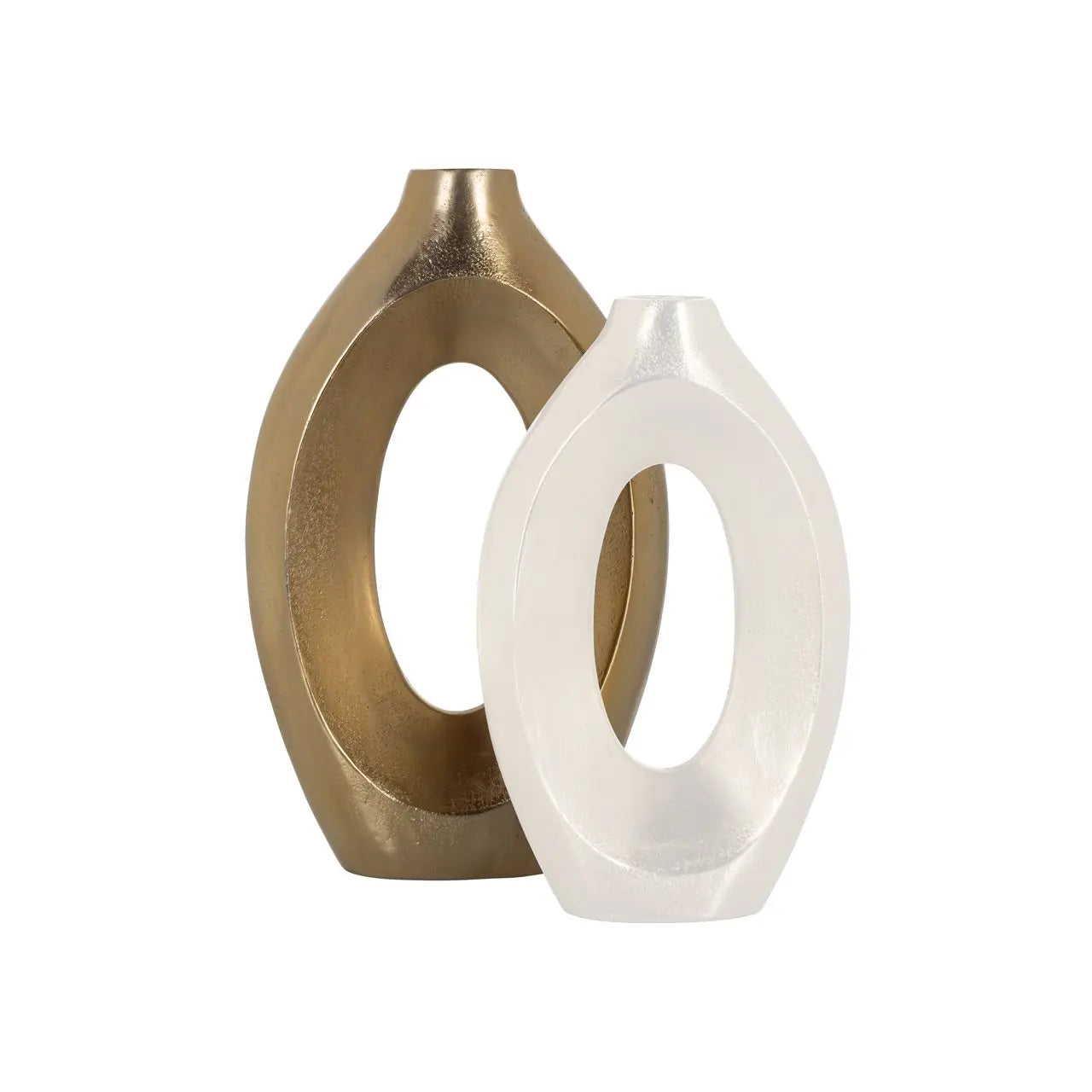 Vase Alma brushed gold large