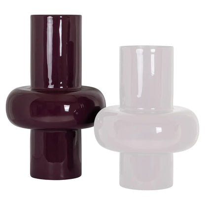 Vase Ashlyn burgundy large