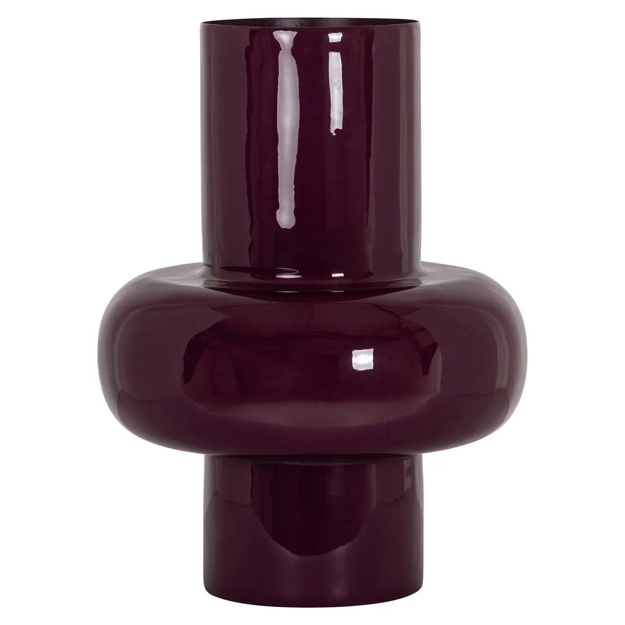 Vase Ashlyn burgundy small