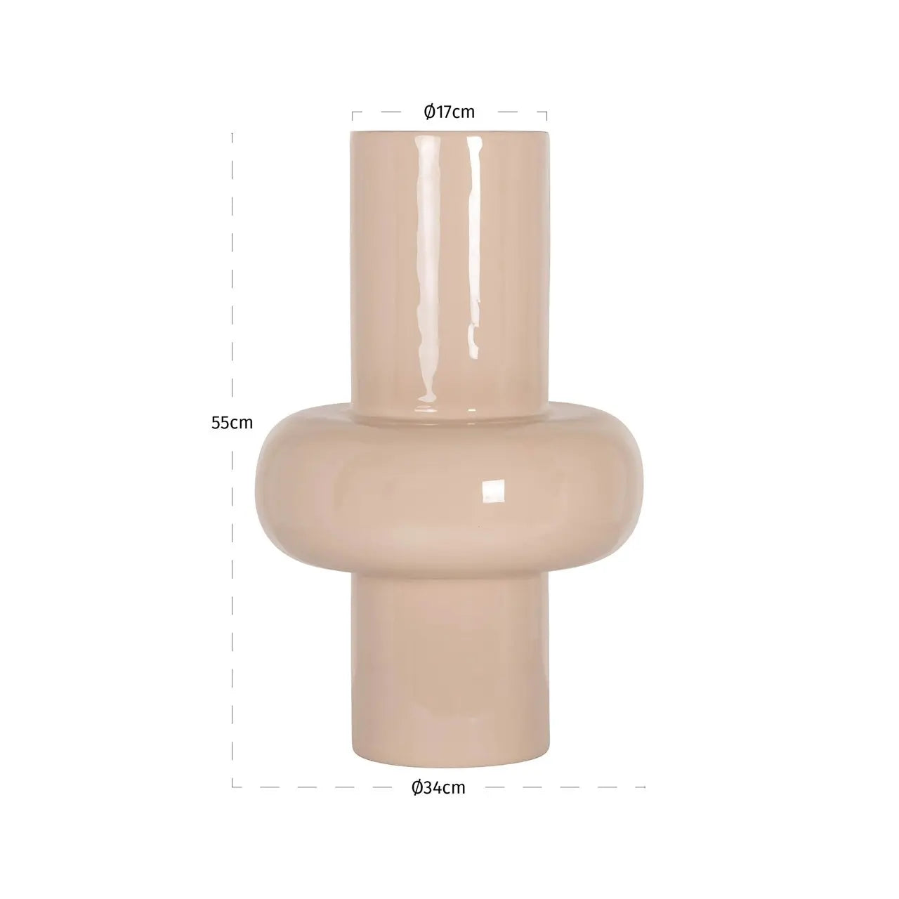 Vase Benice tapioca large