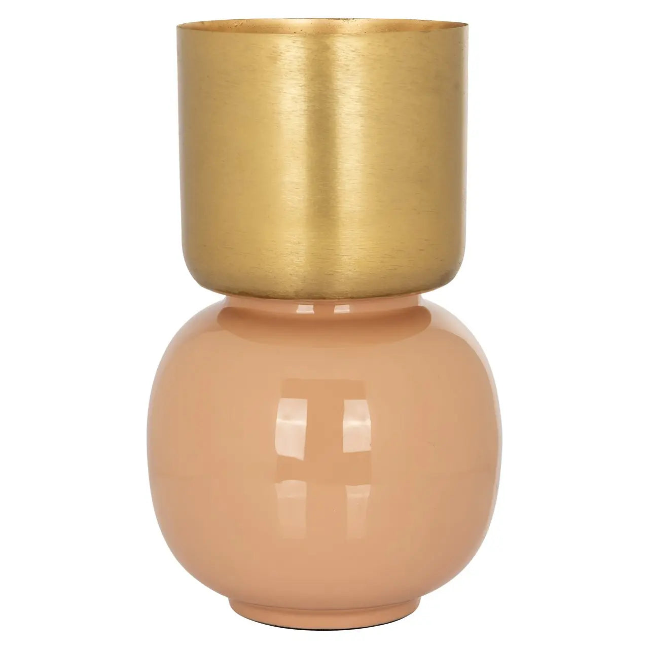 Vase Calla brushed gold