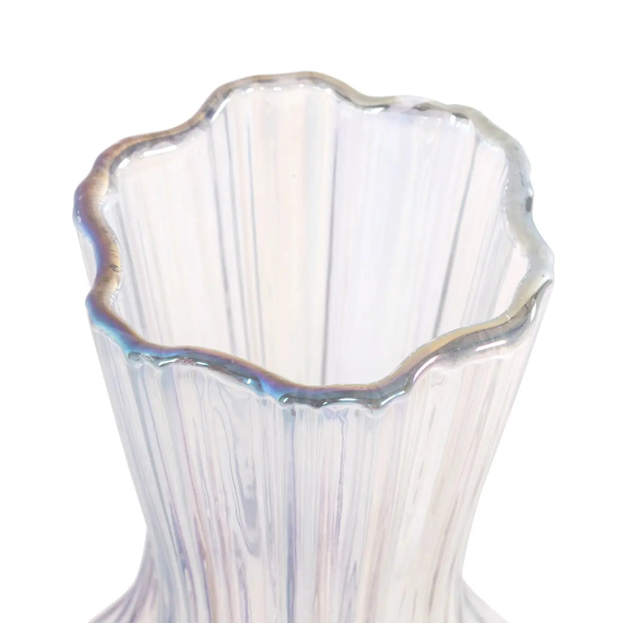 Vase Cracy iridescent large