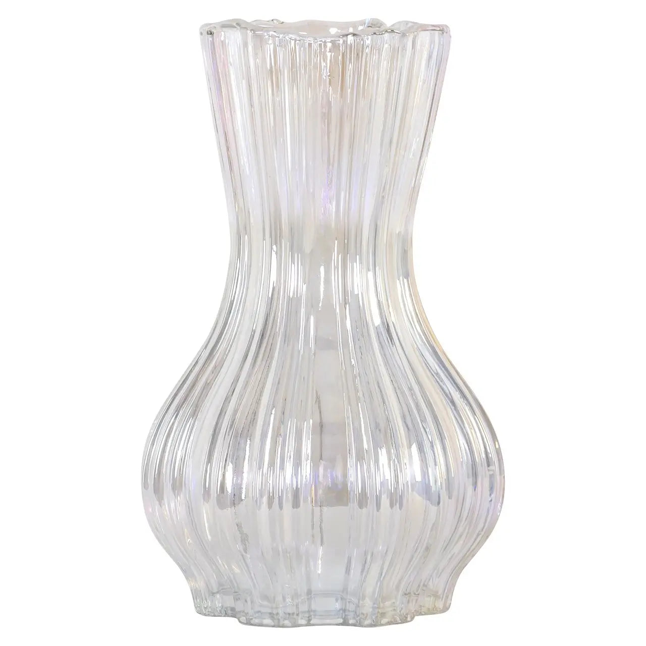 Vase Cracy iridescent small