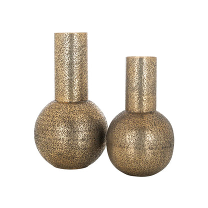 Vase Darcey brushed gold small