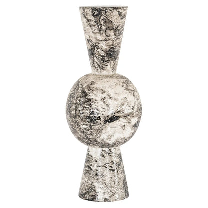 Vase Florry black/white