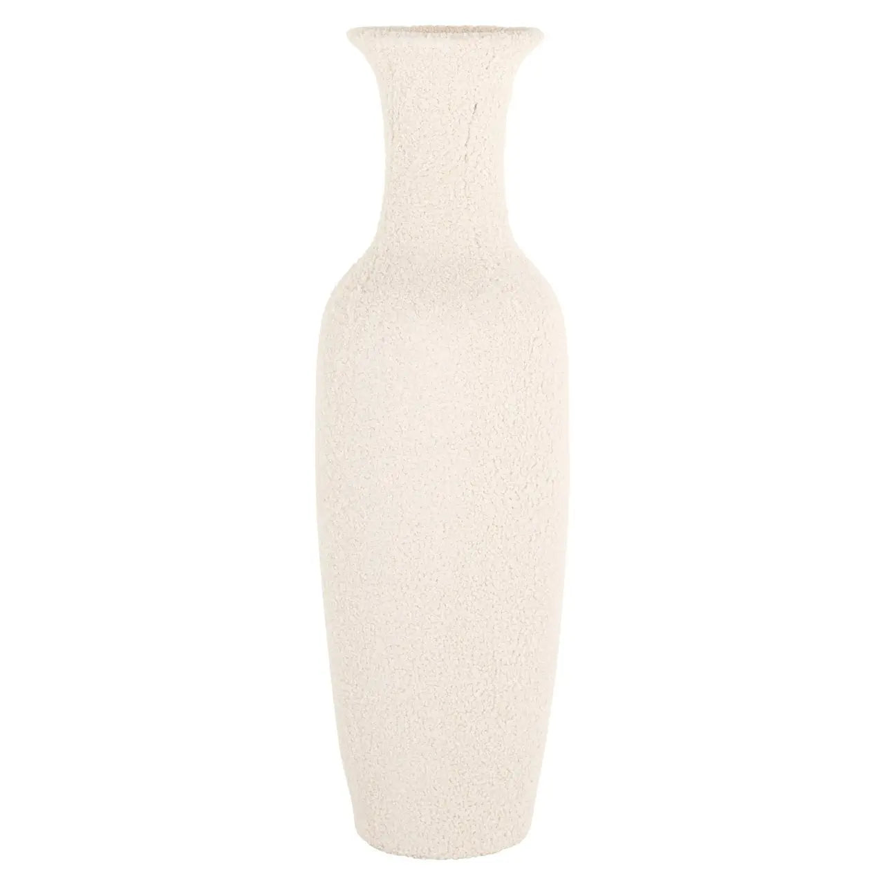 Vase Fluffy white large