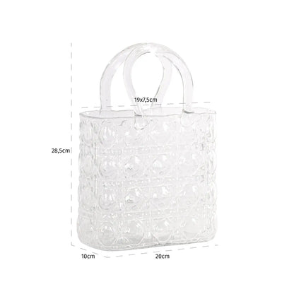 Vase Ginny clear transparent