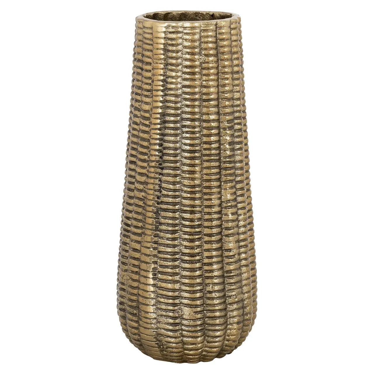 Vase Loran brushed gold small
