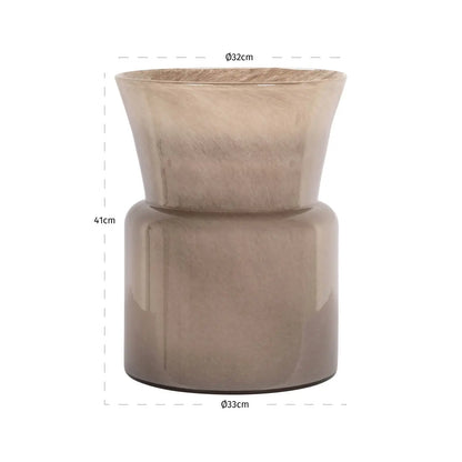Vase Milo taupe