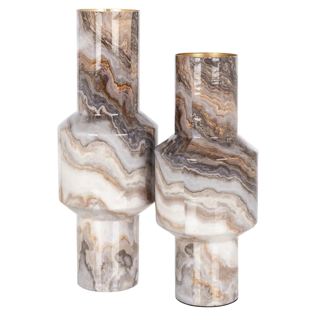 Vase Noia brown large