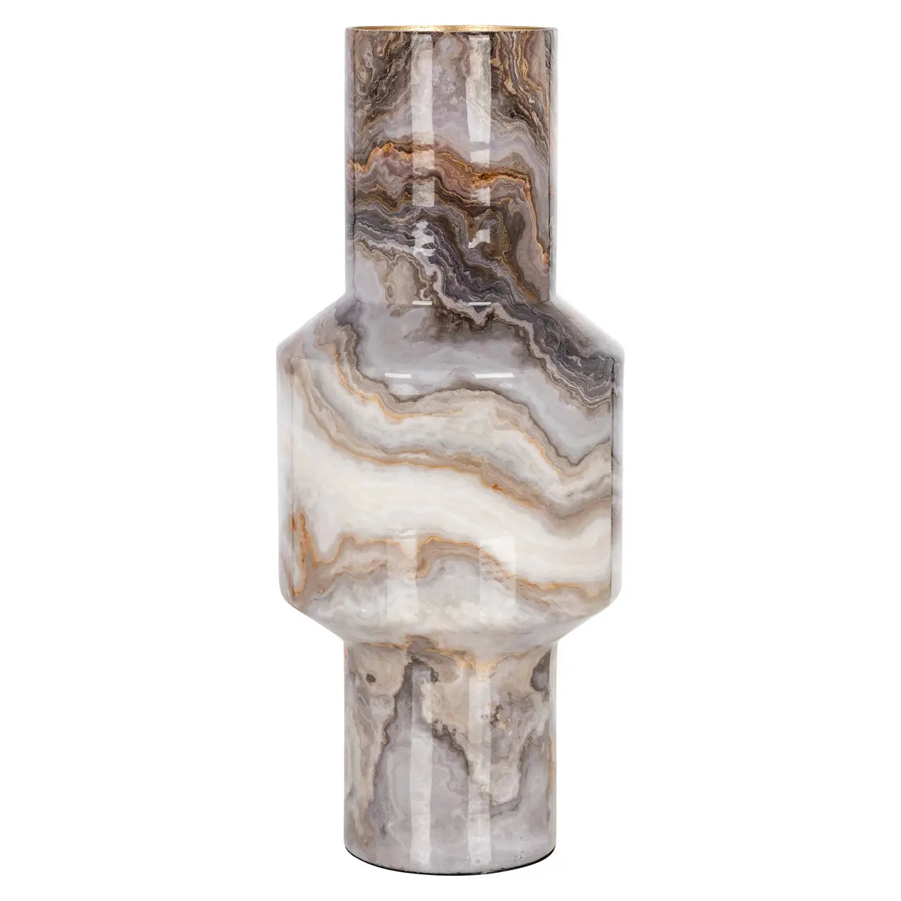 Vase Noia brown small