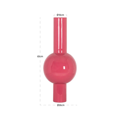 Vase Noura bright pink