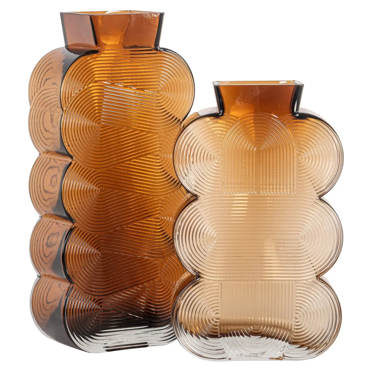 Vase Venice brown small