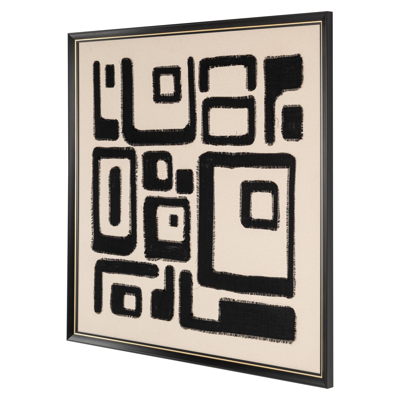 Wall art Shanita black/white